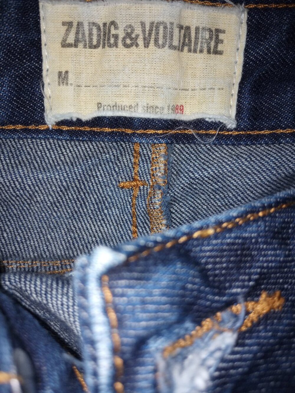 Zadig And Voltaire Jeans Strokes Brut style zcj3001h